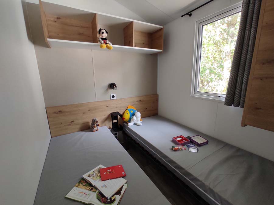 chambre enfants mobil home confortable vendée
